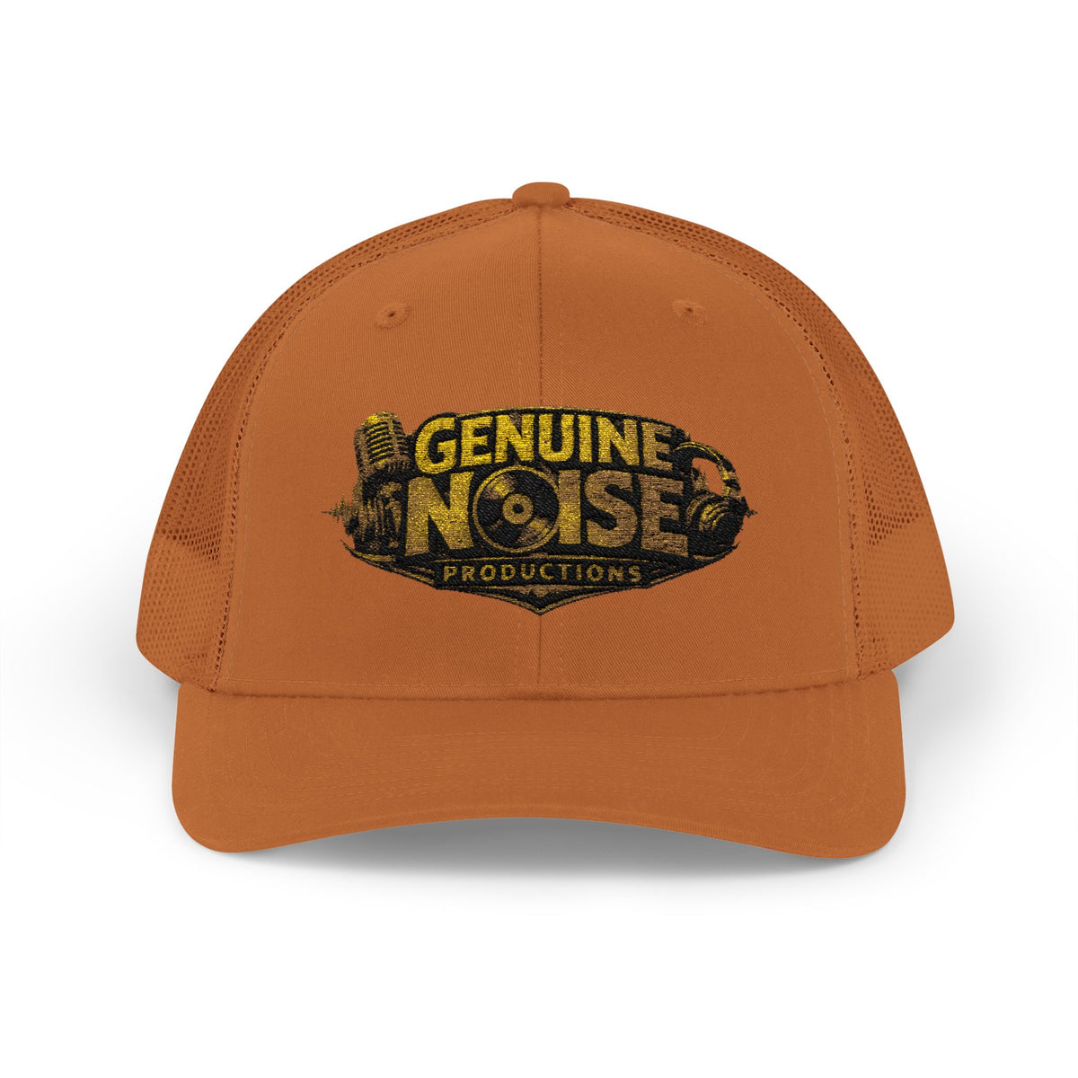 Trucker Cap - "Genuine Noise Productions" Retro Logo Mesh Snapback
