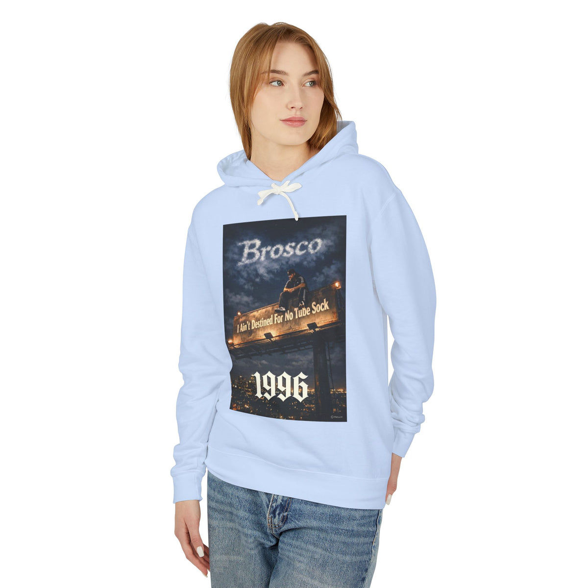 Brosco 1996 Vintage Bridge Graphic Hoodie