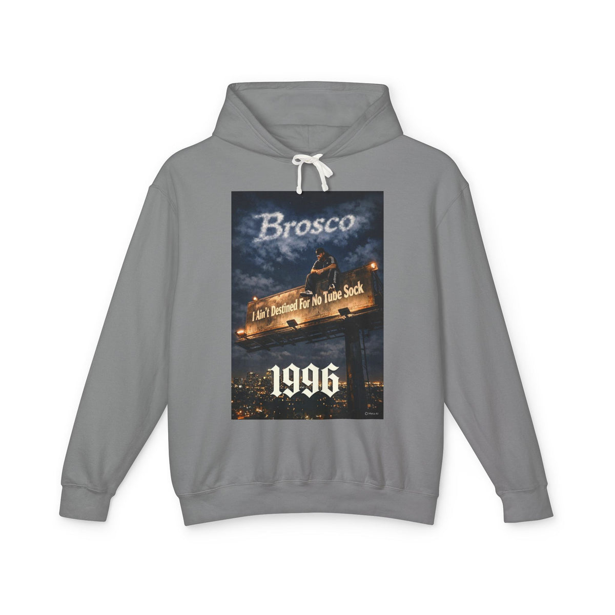 Brosco 1996 Vintage Bridge Graphic Hoodie