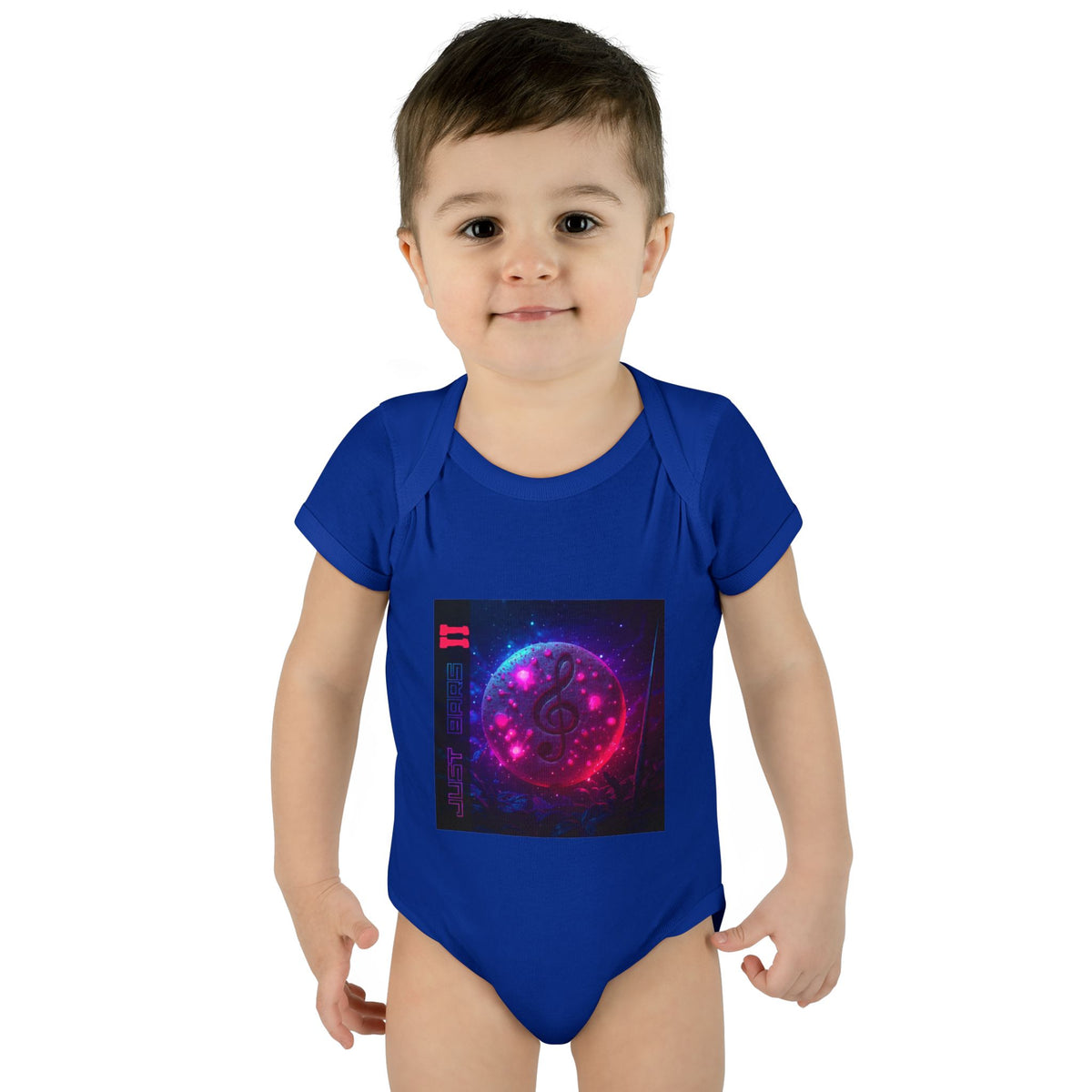 Neon Cosmic Cookie jb2 — Infant Rib Onesie