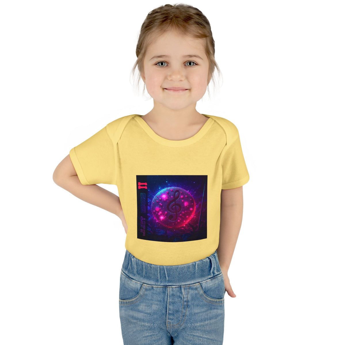 Neon Cosmic Cookie jb2 — Infant Rib Onesie