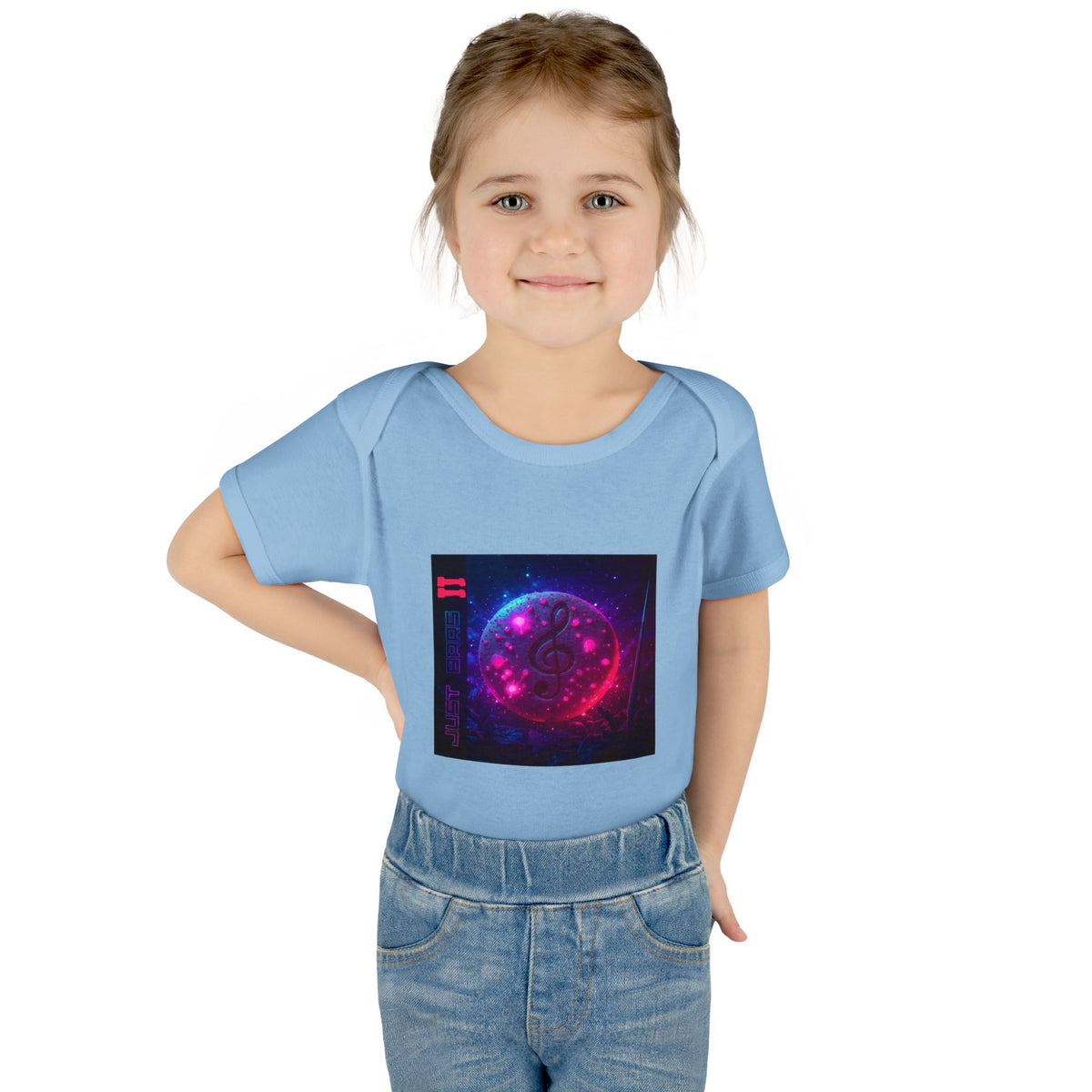 Neon Cosmic Cookie jb2 — Infant Rib Onesie