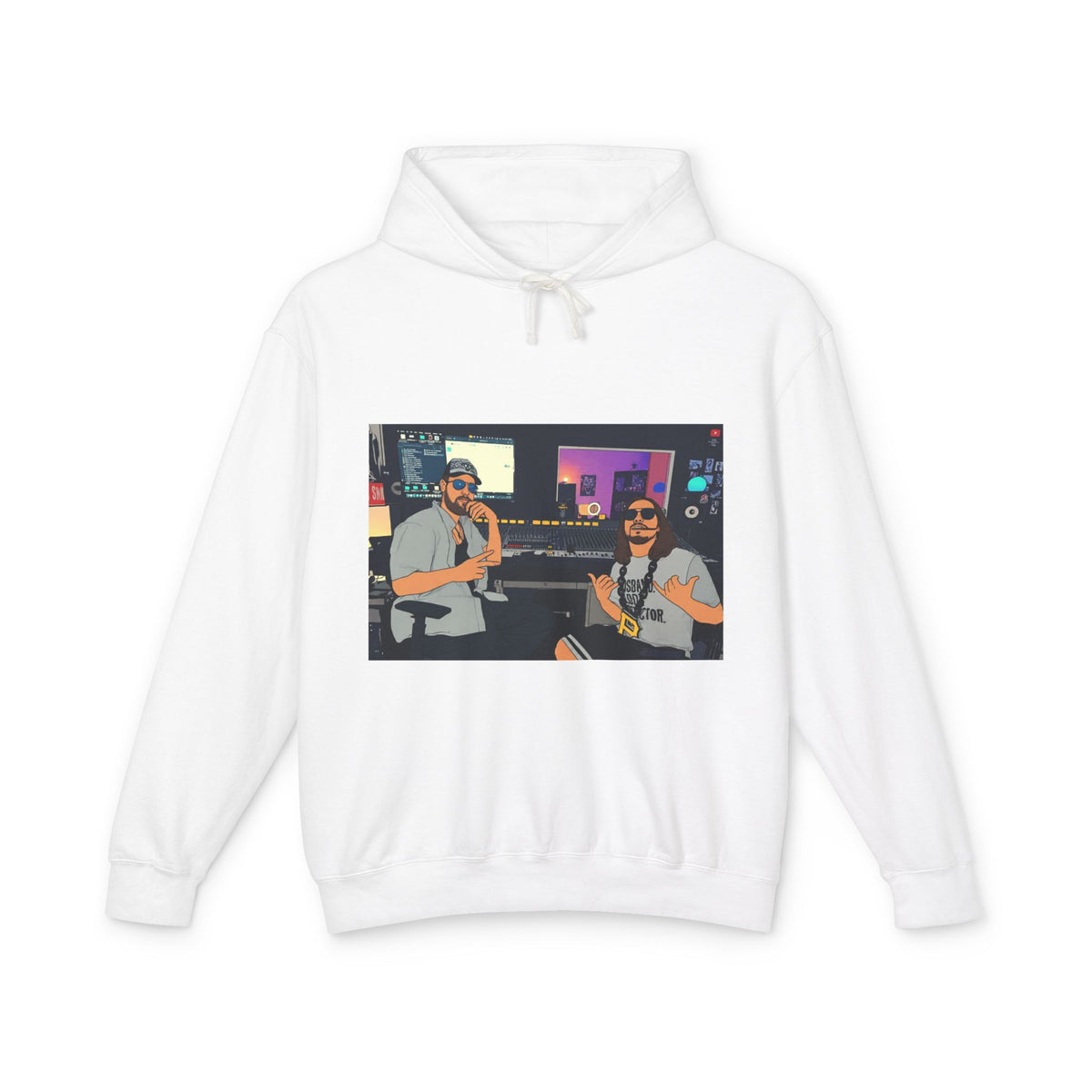 Studio - Ft El Brosco The Don & NoisyBoii Retro Movie Poster - Hoddie