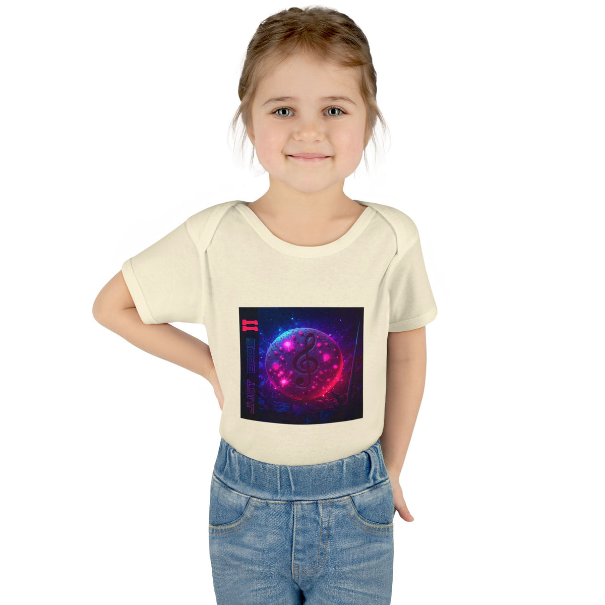 Neon Cosmic Cookie jb2 — Infant Rib Onesie