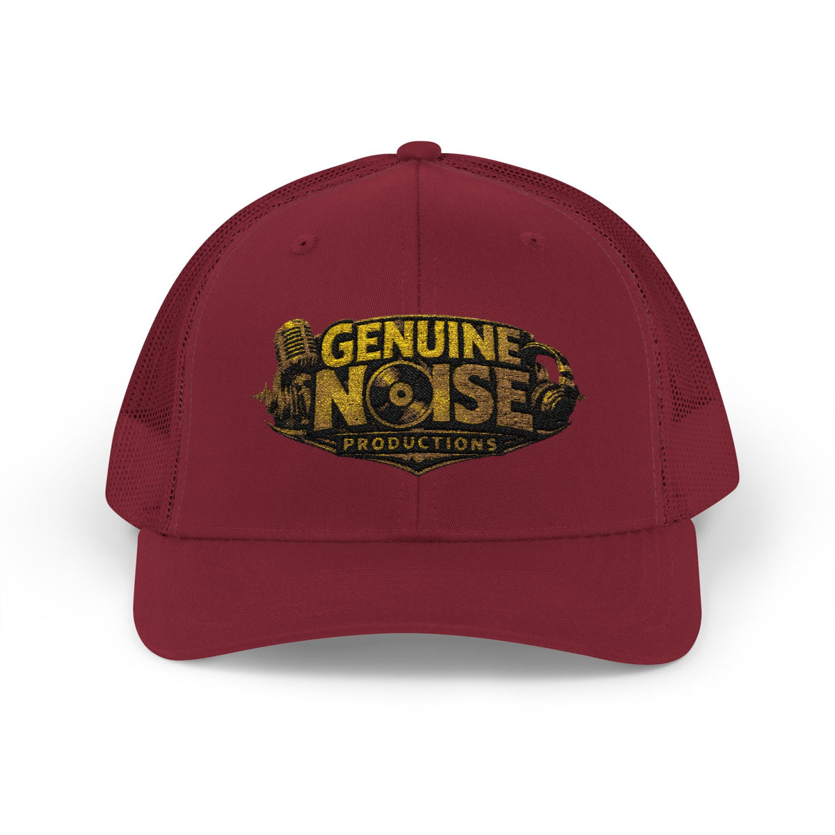 Trucker Cap - "Genuine Noise Productions" Retro Logo Mesh Snapback