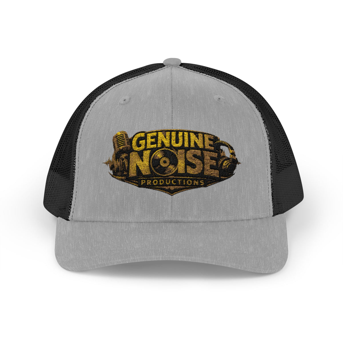 Trucker Cap - "Genuine Noise Productions" Retro Logo Mesh Snapback