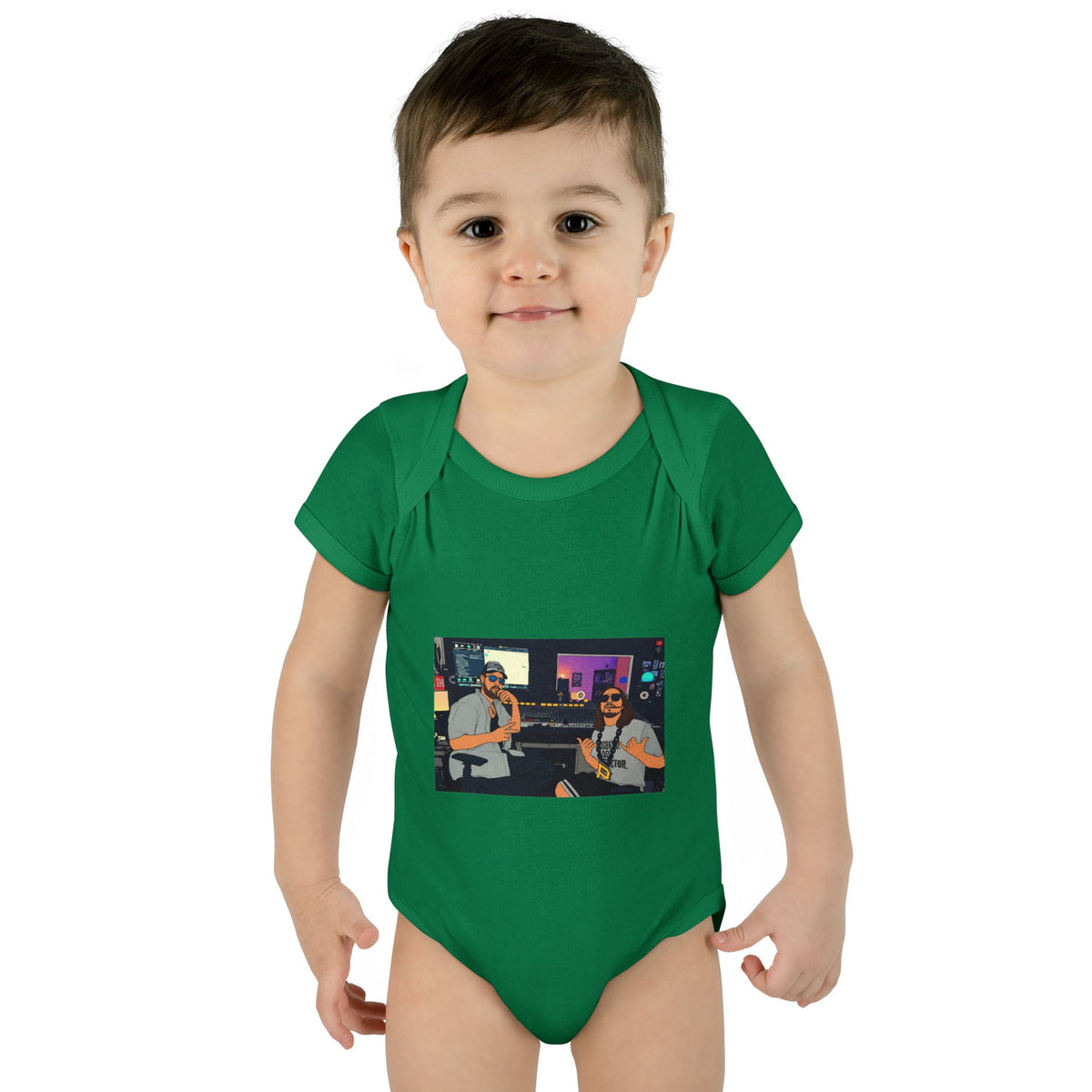 Music Studio Photo — Infant Rib One-Piece