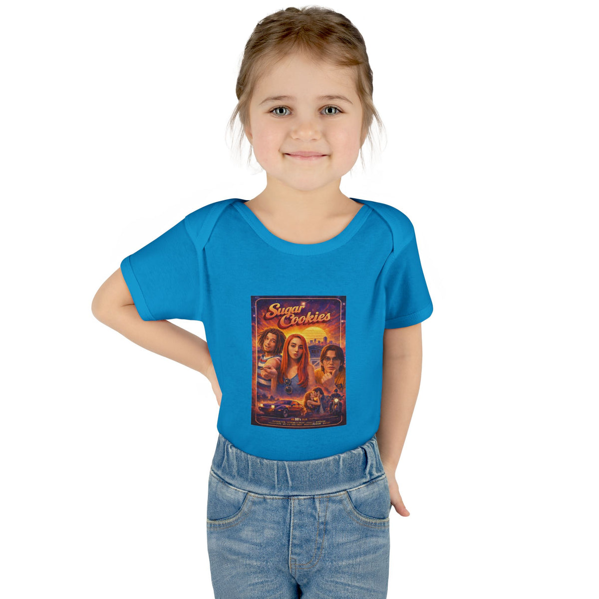 Infant Bodysuit — 'Sugar Cookies' Retro Movie Poster Baby Onesie
