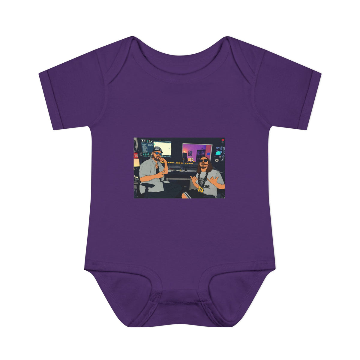 Music Studio Photo — Infant Rib One-Piece