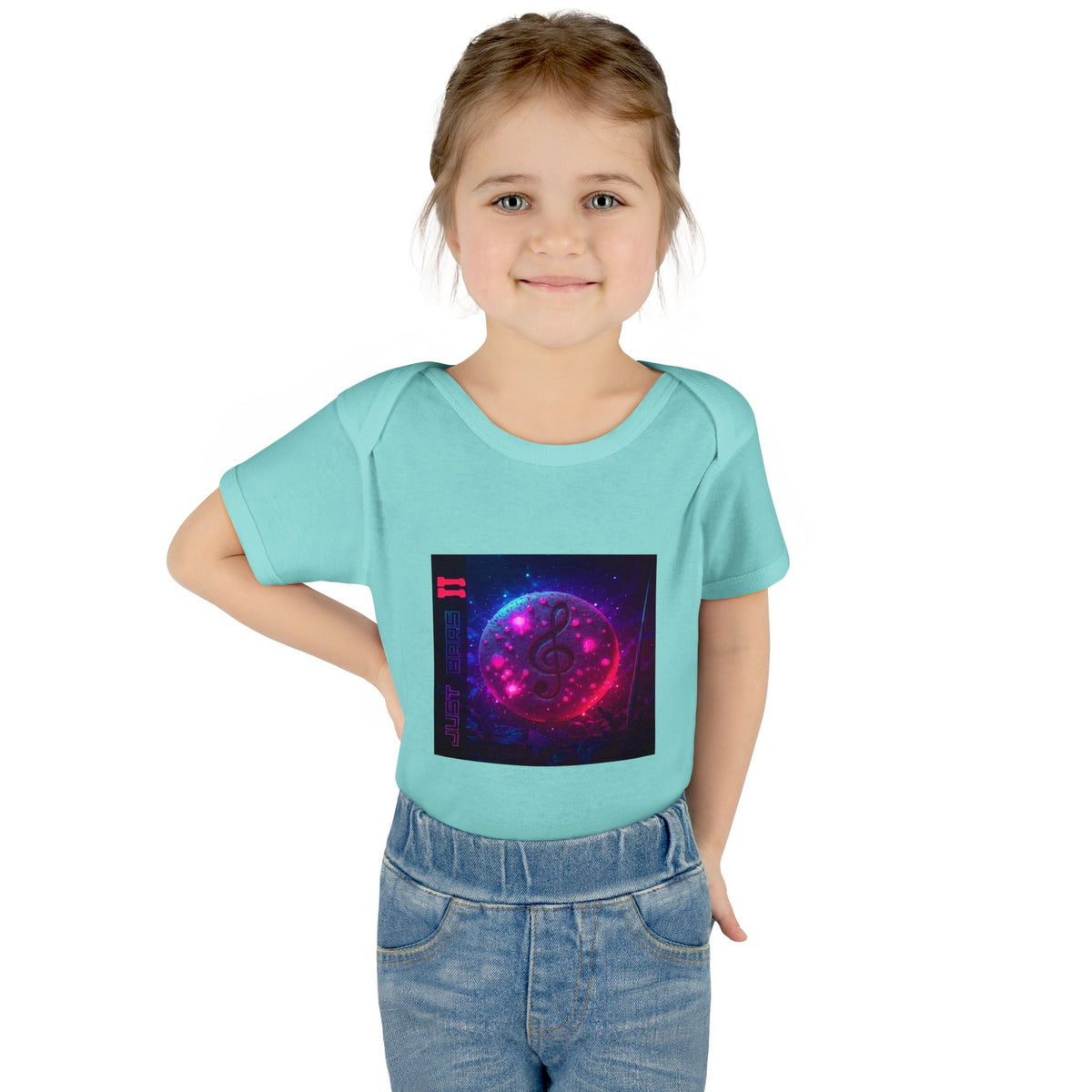 Neon Cosmic Cookie jb2 — Infant Rib Onesie