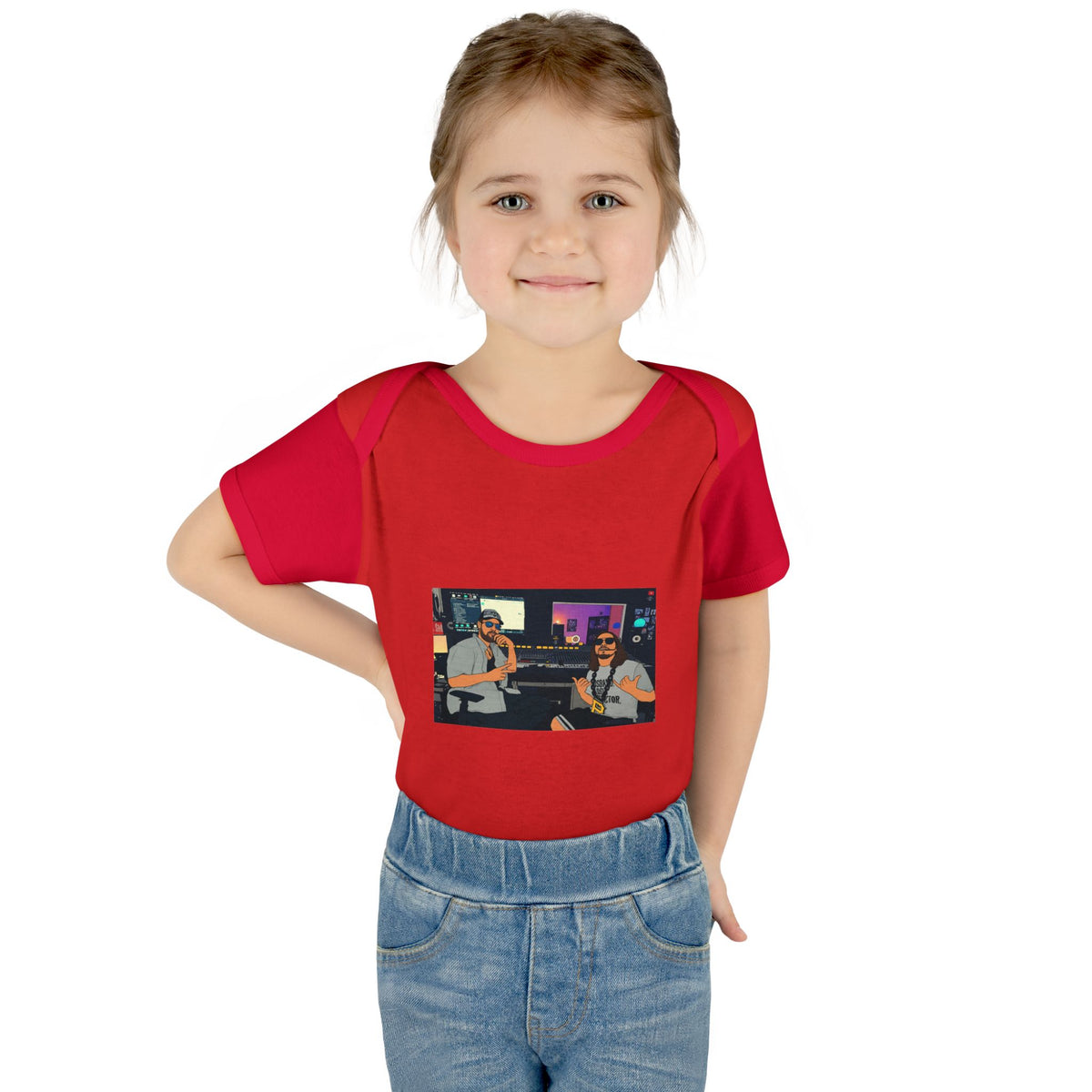 Music Studio Photo — Infant Rib One-Piece