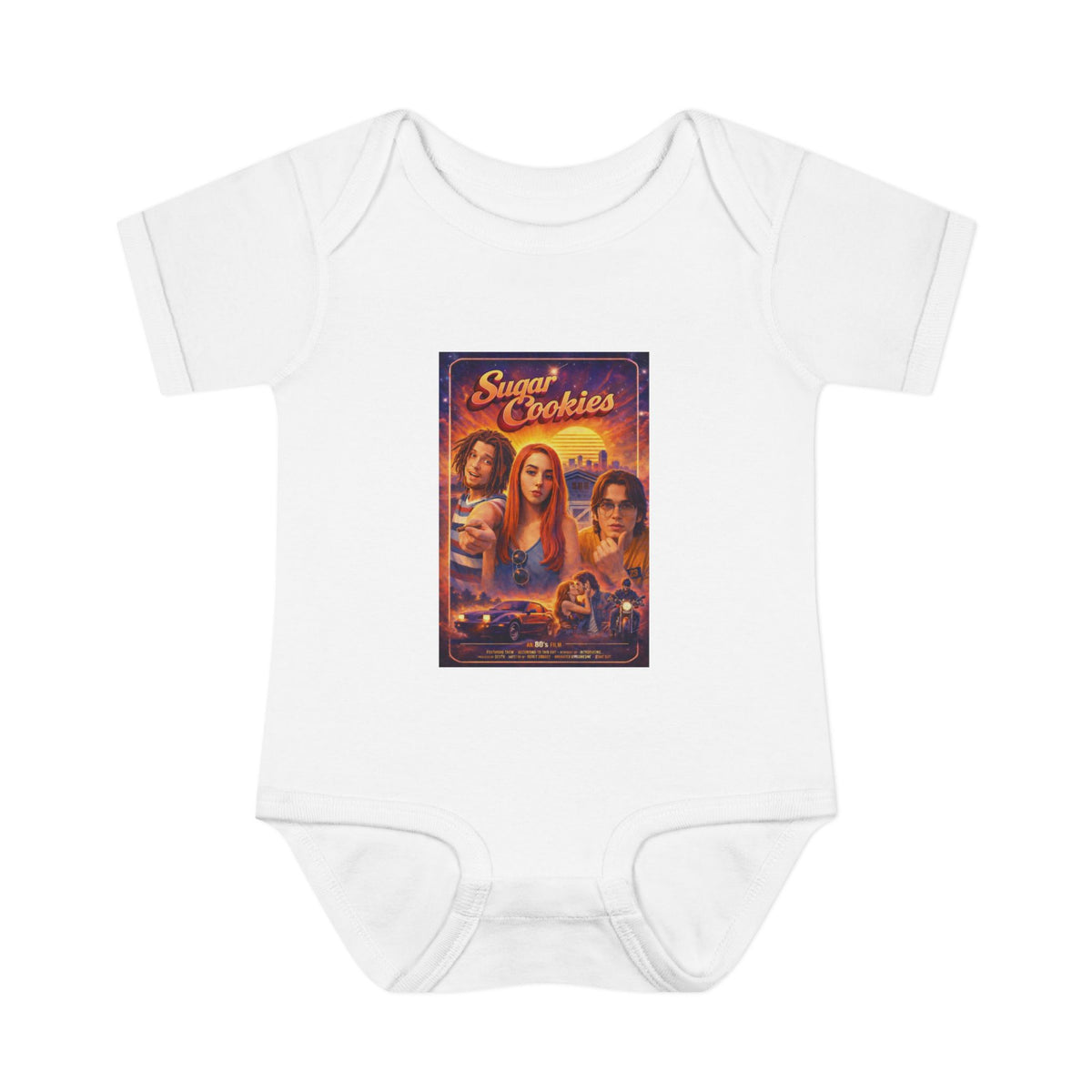 Infant Bodysuit — 'Sugar Cookies' Retro Movie Poster Baby Onesie