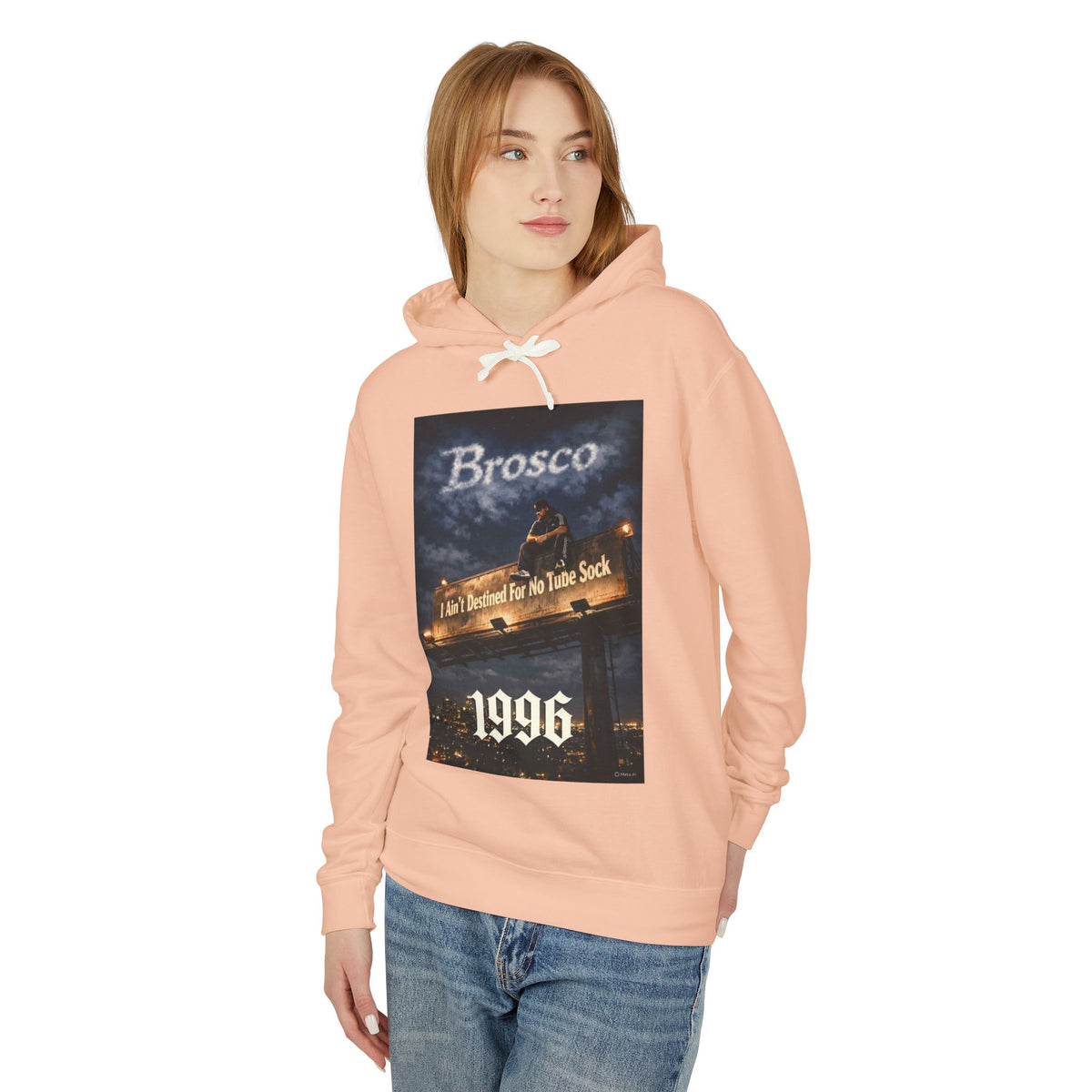 Brosco 1996 Vintage Bridge Graphic Hoodie
