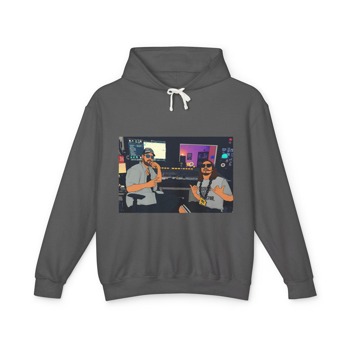 Studio - Ft El Brosco The Don & NoisyBoii Retro Movie Poster - Hoddie