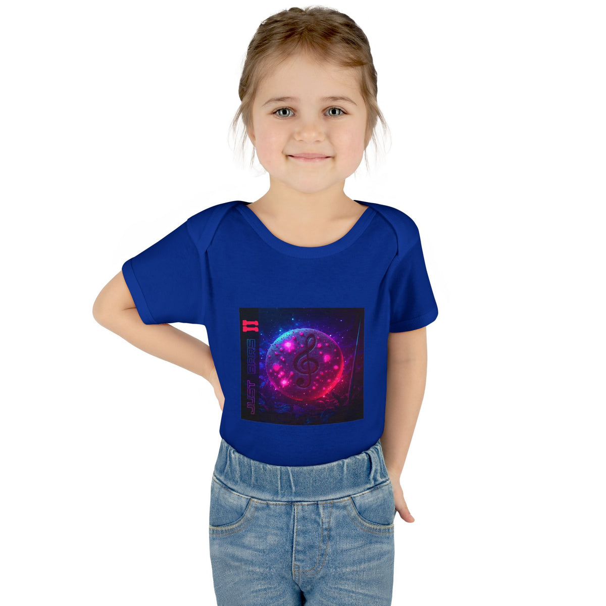Neon Cosmic Cookie jb2 — Infant Rib Onesie