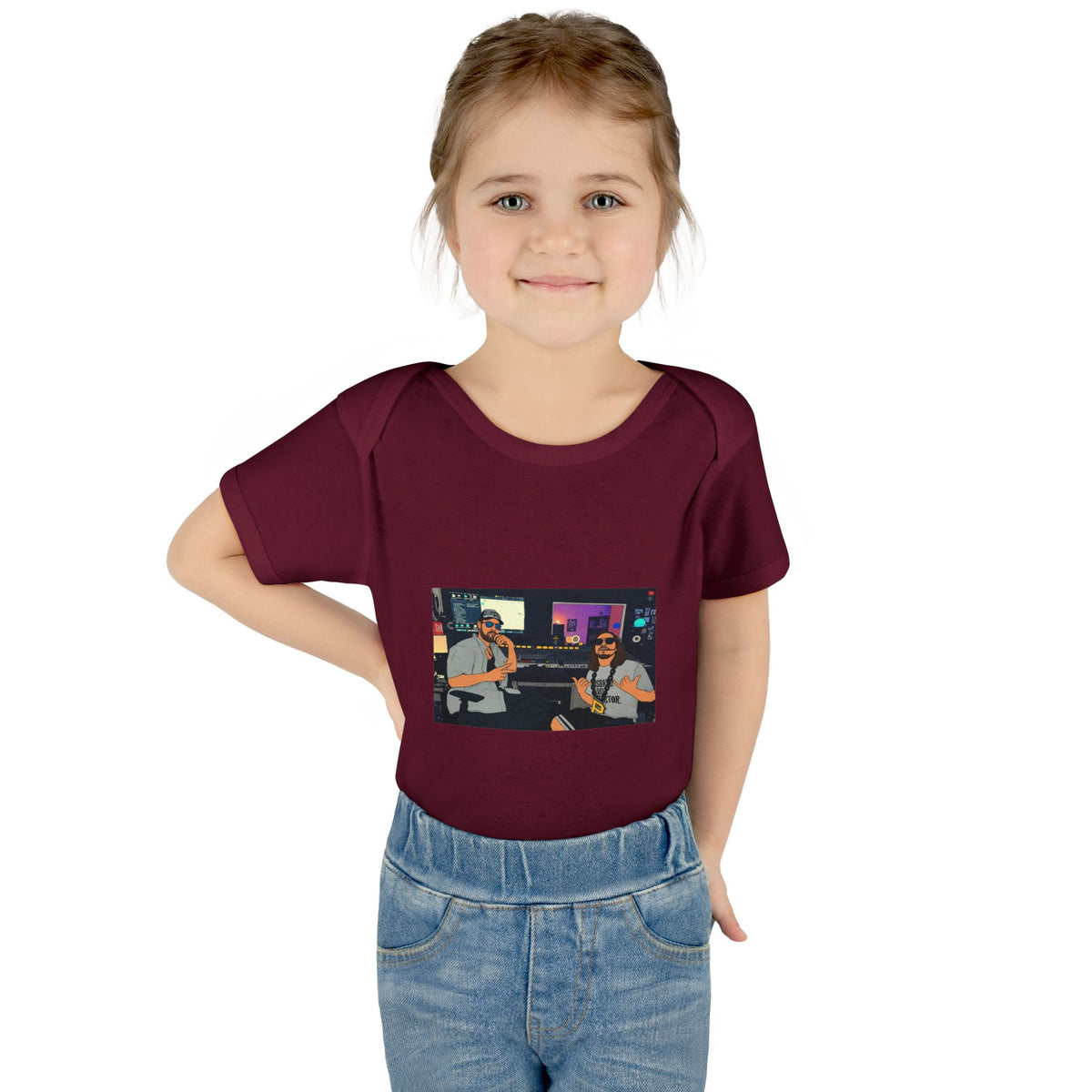 Music Studio Photo — Infant Rib One-Piece