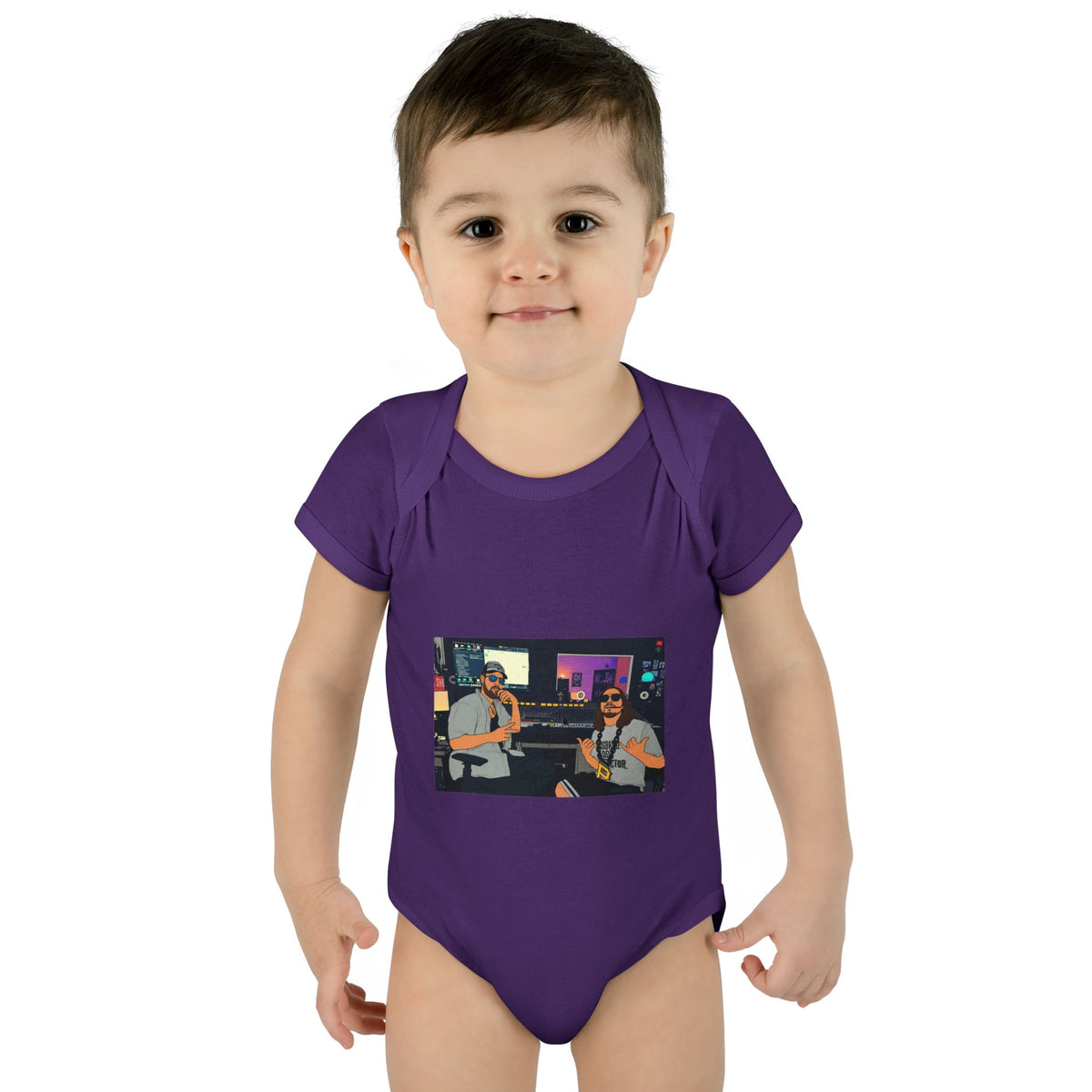 Music Studio Photo — Infant Rib One-Piece