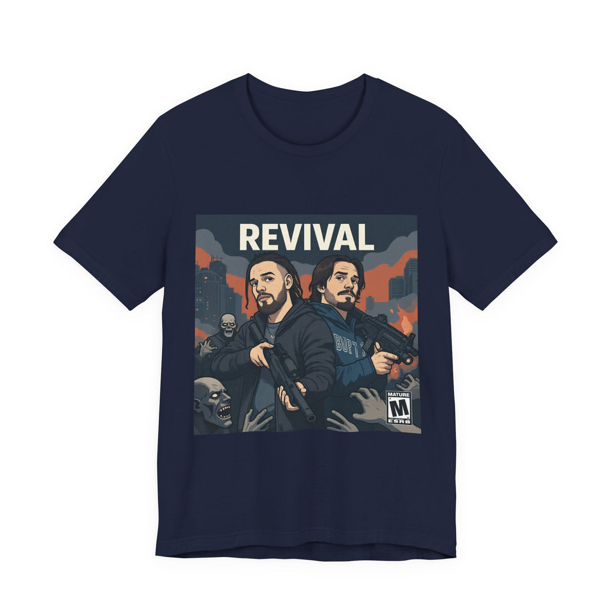 Revival- Ft El Brosco The Don & NoisyBoii Retro Movie Poster - T-Shirt