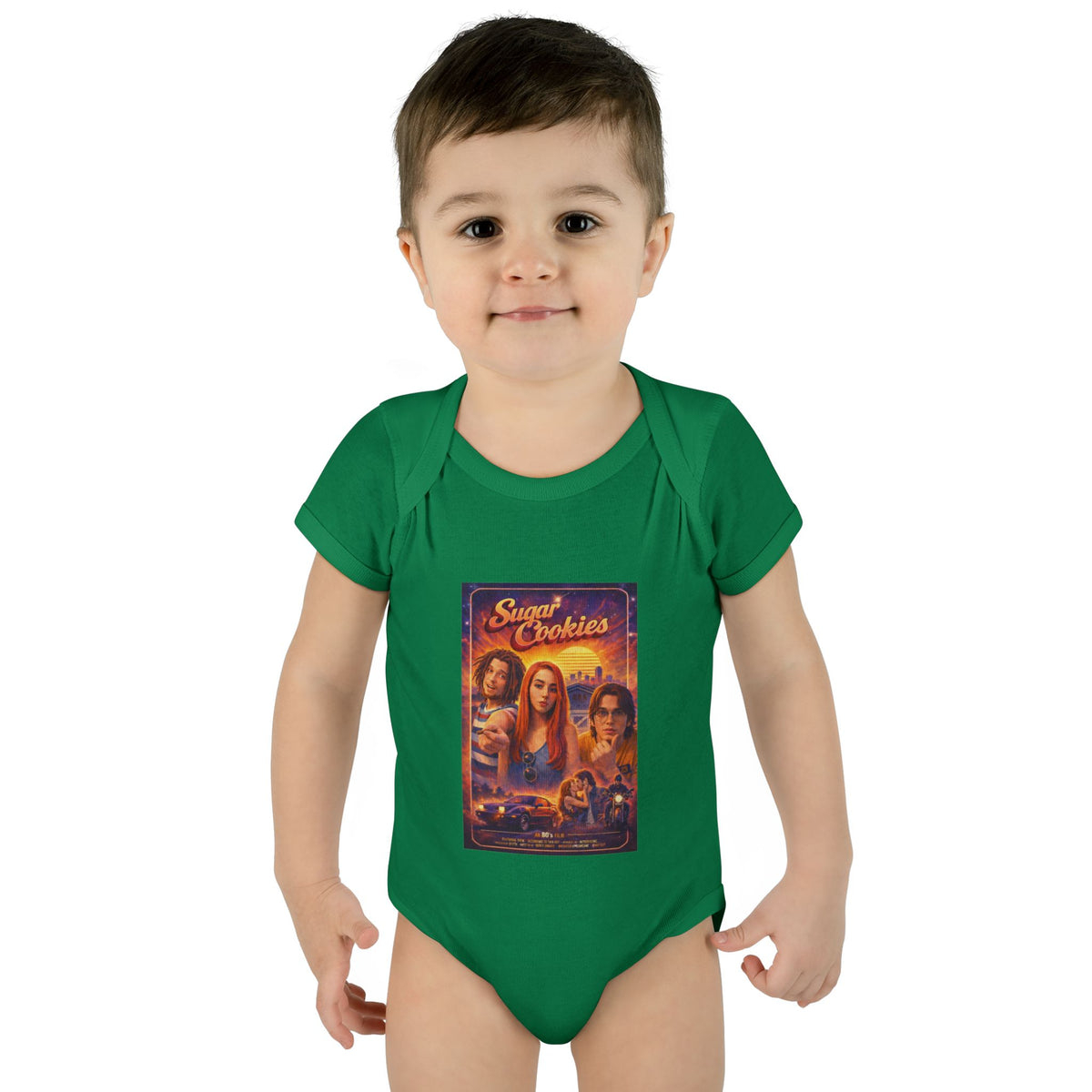 Infant Bodysuit — 'Sugar Cookies' Retro Movie Poster Baby Onesie