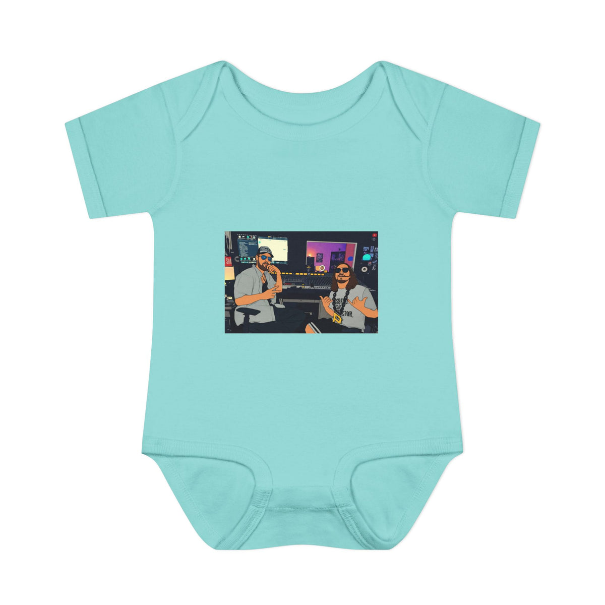 Music Studio Photo — Infant Rib One-Piece