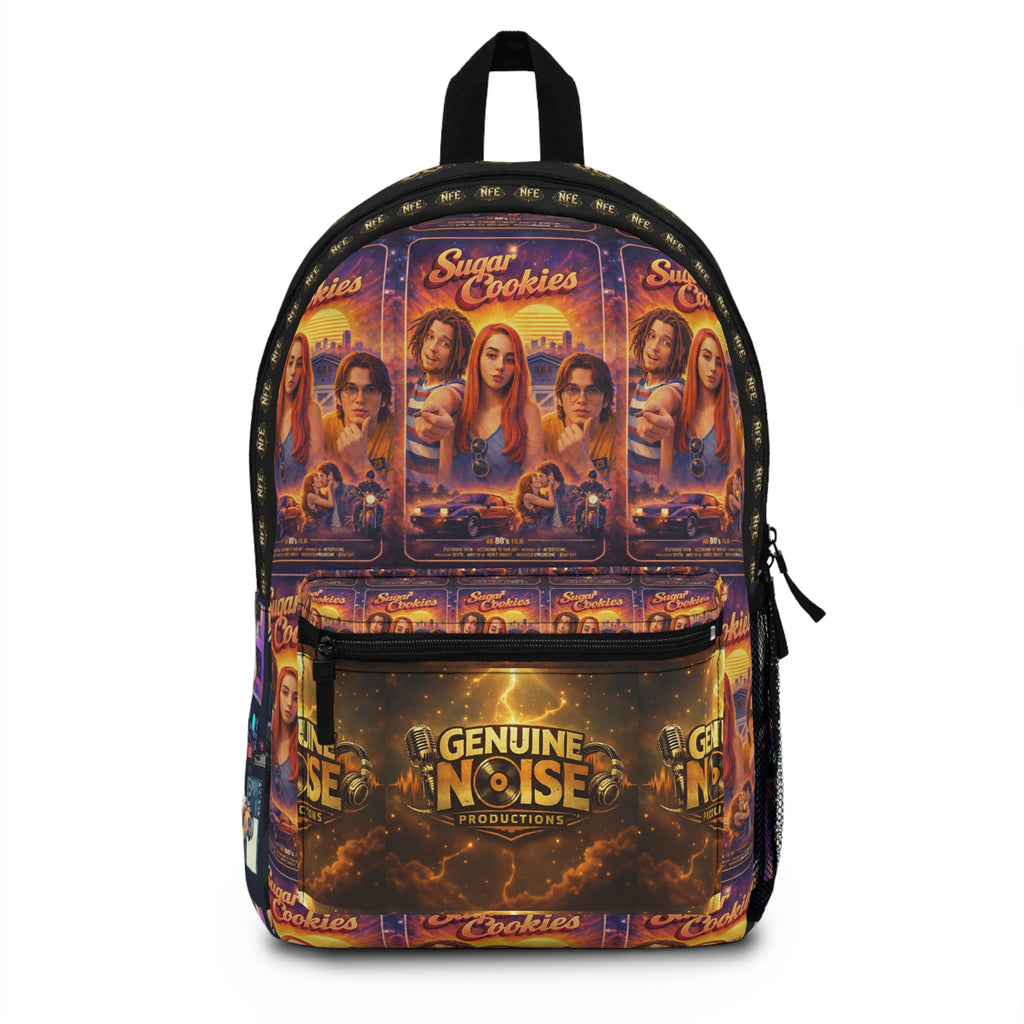 Genuine Noise 'Sugar Cookies' Retro Poster Print Backpack