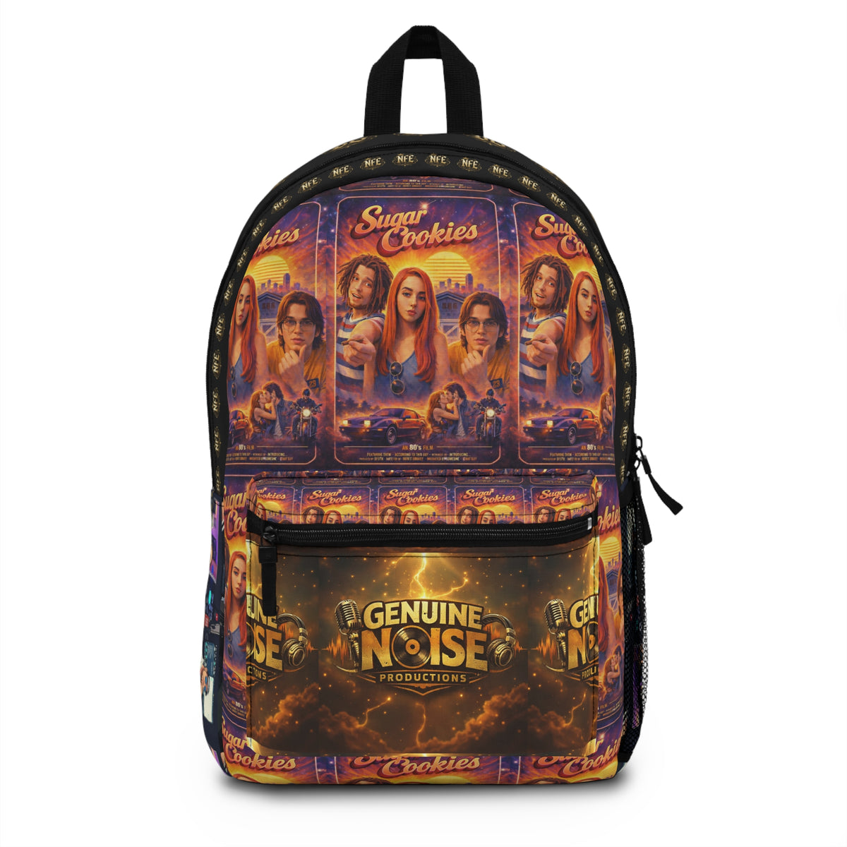 Genuine Noise 'Sugar Cookies' Retro Poster Print Backpack