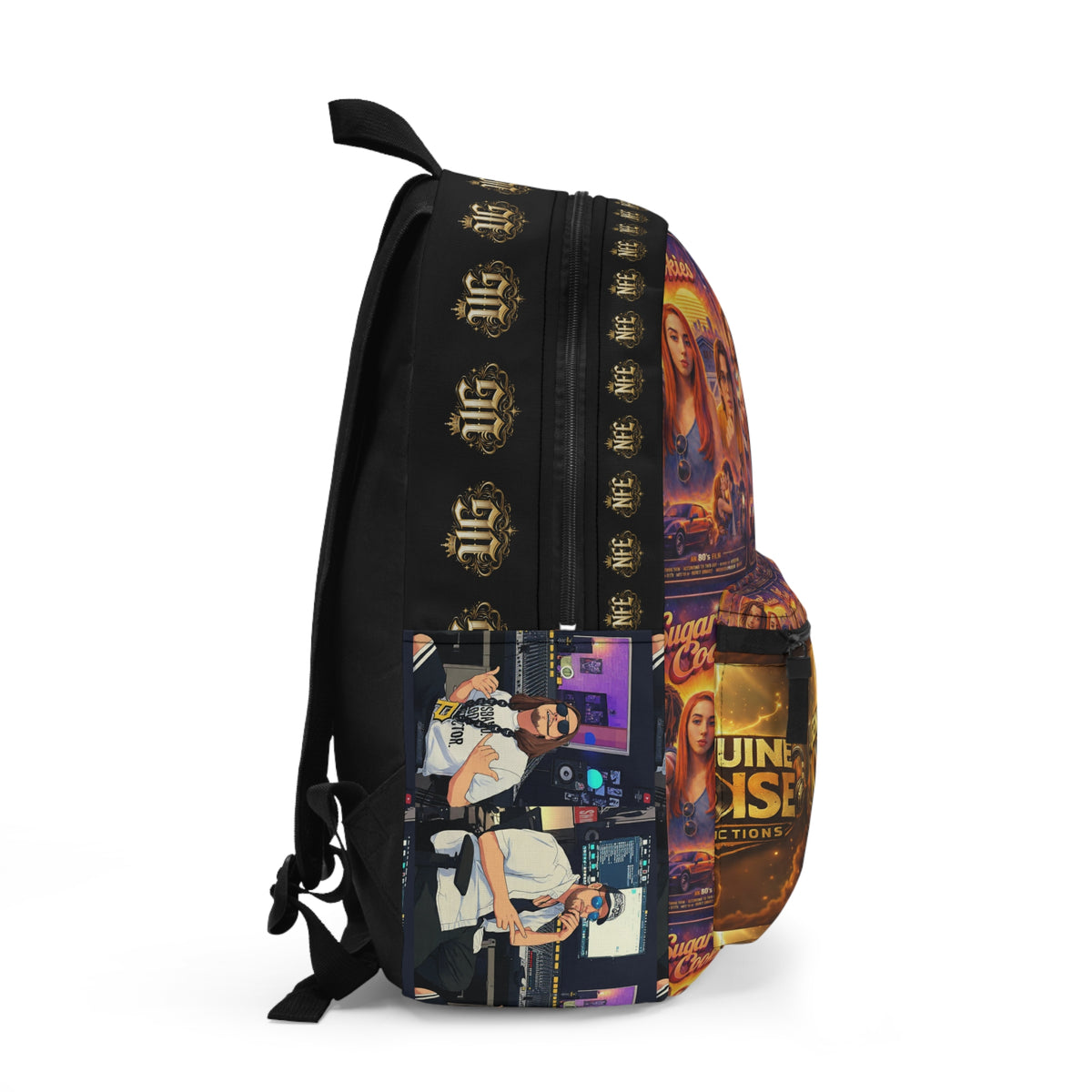 Genuine Noise 'Sugar Cookies' Retro Poster Print Backpack