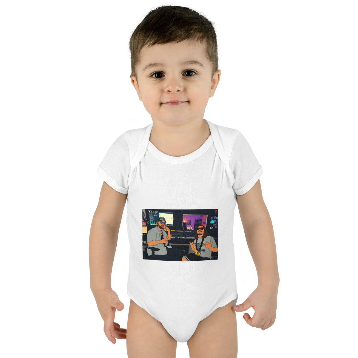 Music Studio Photo — Infant Rib One-Piece