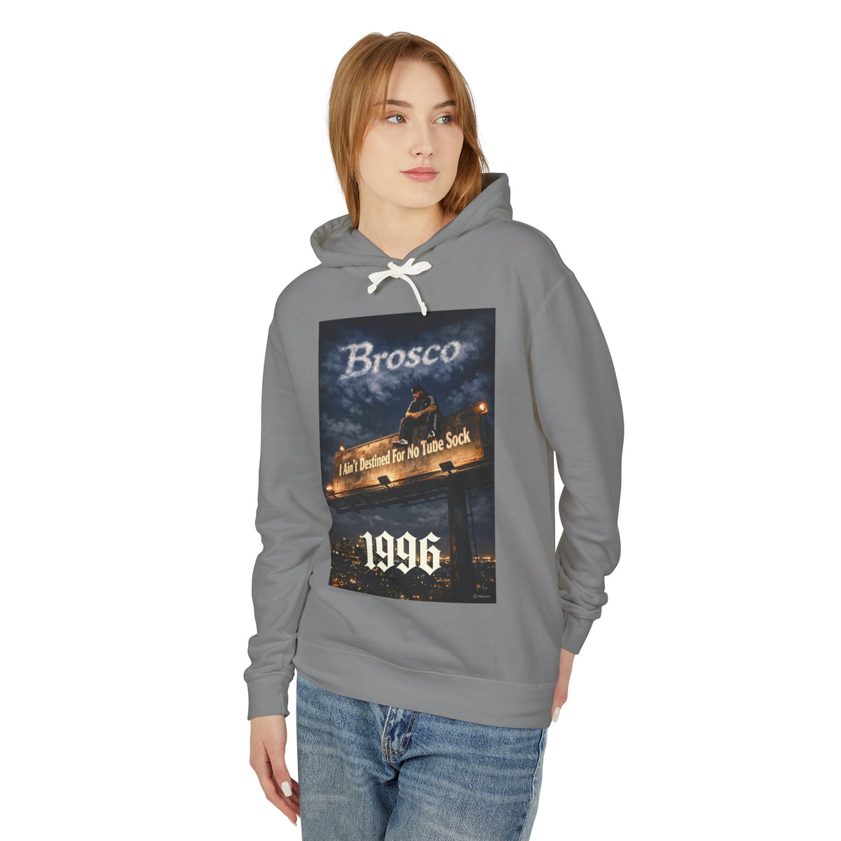 Brosco 1996 Vintage Bridge Graphic Hoodie