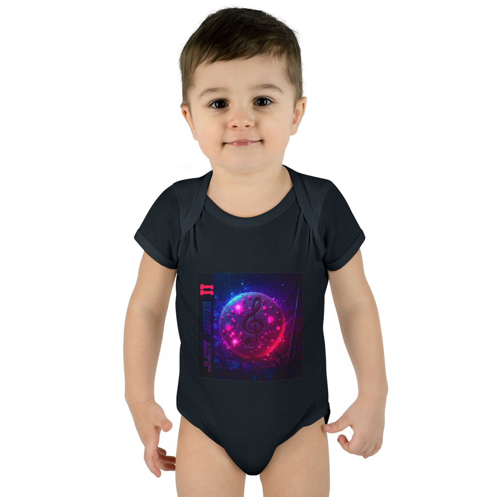 Neon Cosmic Cookie jb2 — Infant Rib Onesie