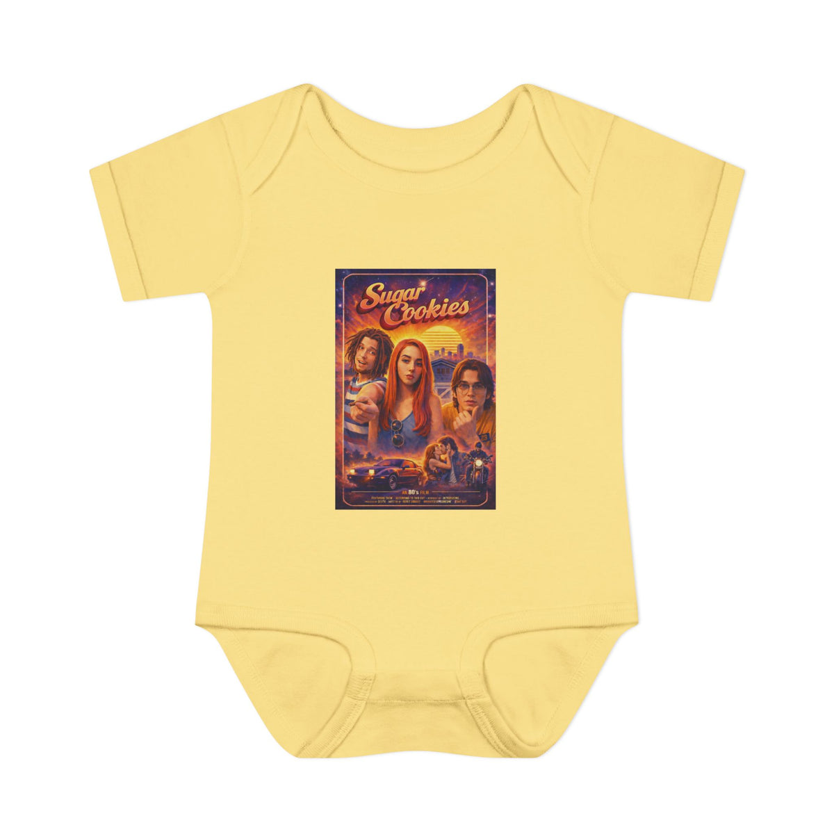 Infant Bodysuit — 'Sugar Cookies' Retro Movie Poster Baby Onesie