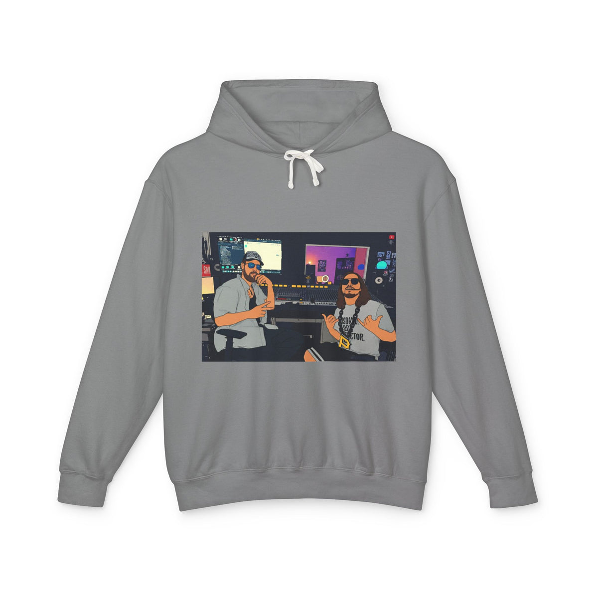 Studio - Ft El Brosco The Don & NoisyBoii Retro Movie Poster - Hoddie