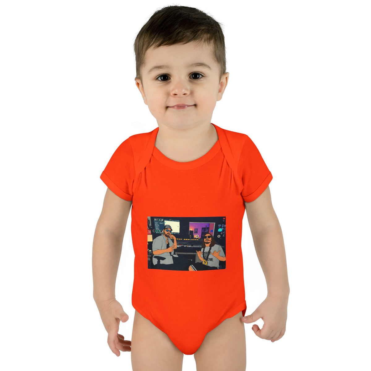 Music Studio Photo — Infant Rib One-Piece