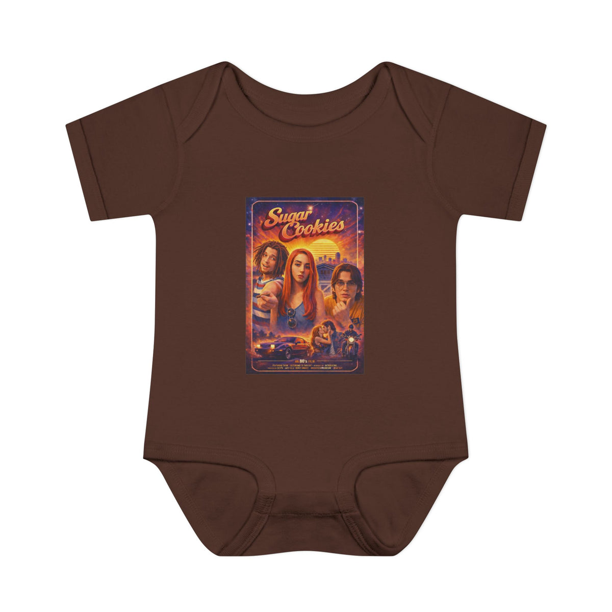 Infant Bodysuit — 'Sugar Cookies' Retro Movie Poster Baby Onesie