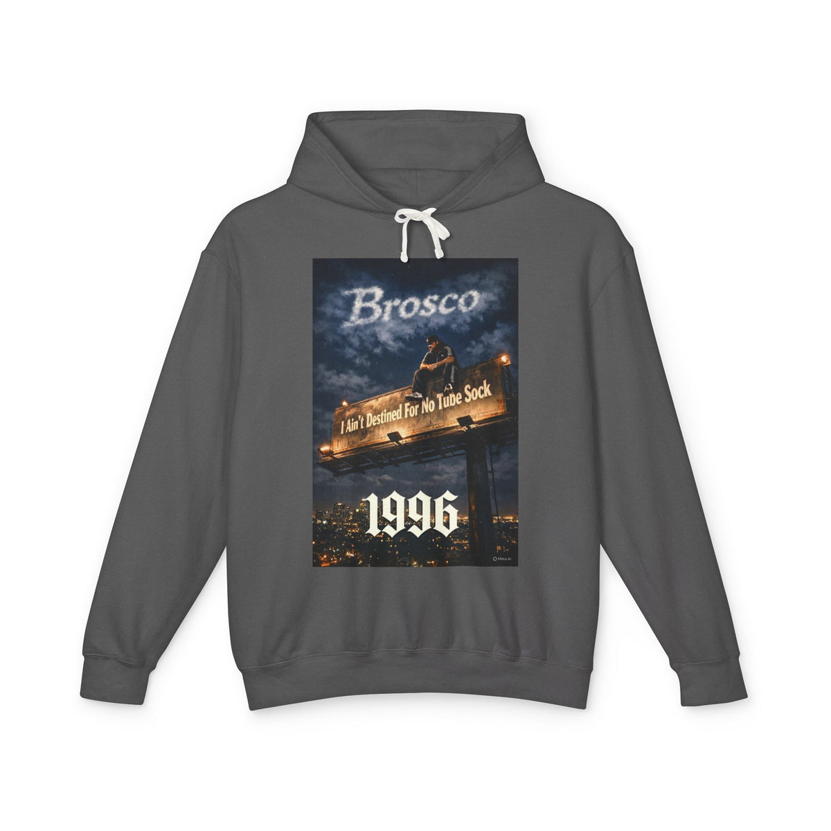Brosco 1996 Vintage Bridge Graphic Hoodie