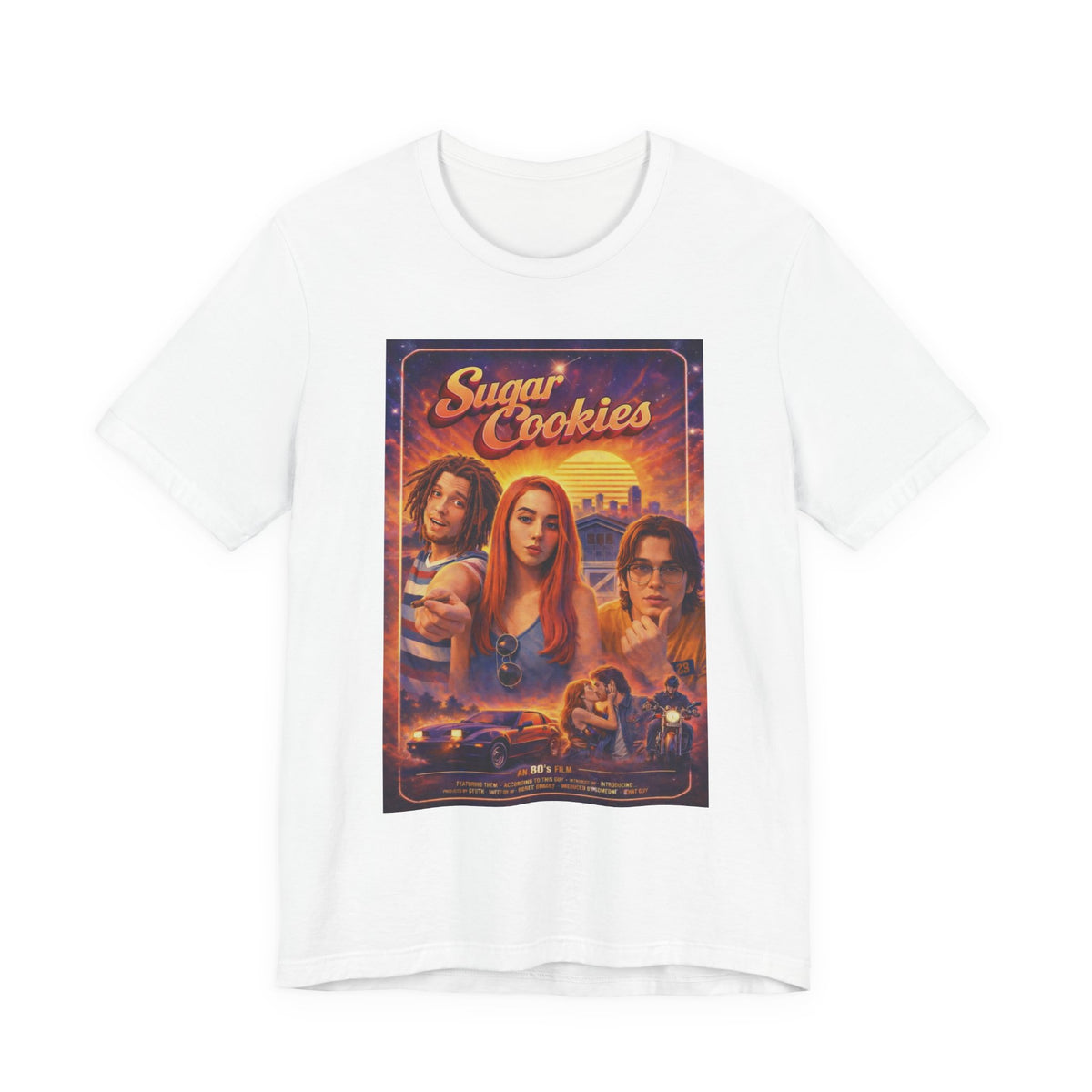Sugar Cookies Ft El Brosco The Don & NoisyBoii Retro Movie Poster T-Shirt