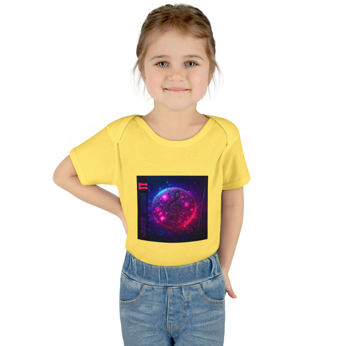 Neon Cosmic Cookie jb2 — Infant Rib Onesie