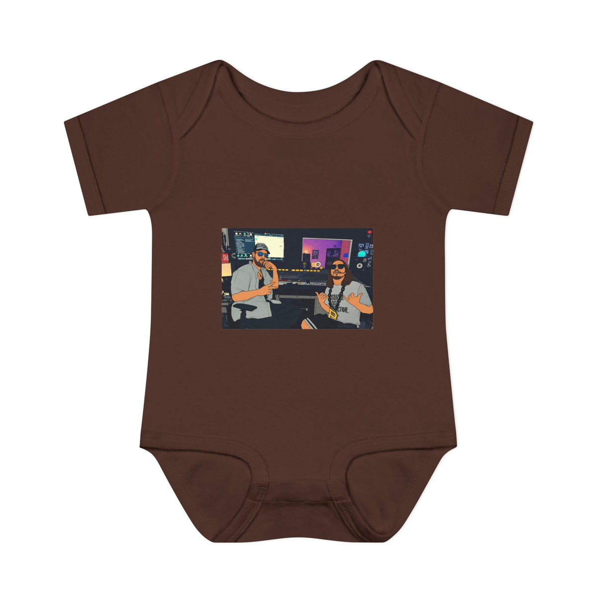 Music Studio Photo — Infant Rib One-Piece