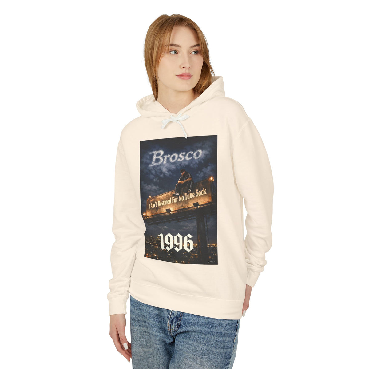 Brosco 1996 Vintage Bridge Graphic Hoodie