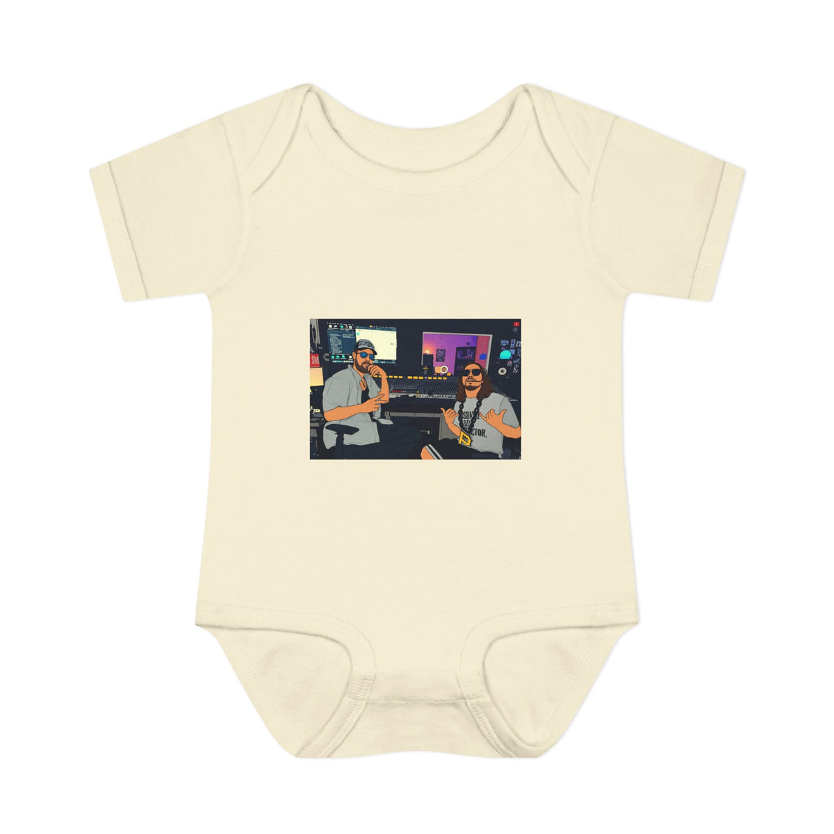 Music Studio Photo — Infant Rib One-Piece