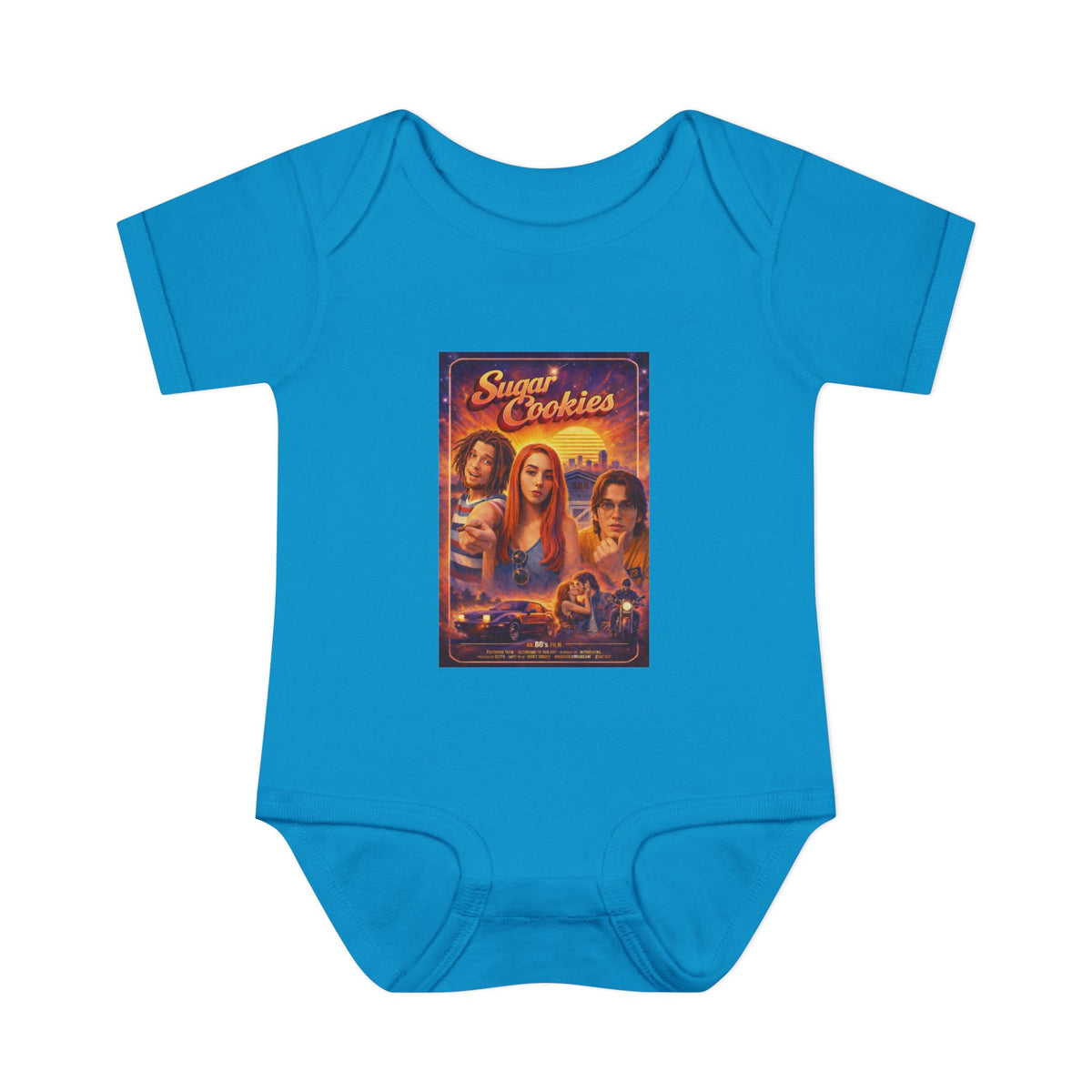 Infant Bodysuit — 'Sugar Cookies' Retro Movie Poster Baby Onesie