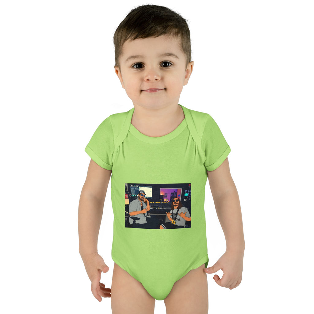 Music Studio Photo — Infant Rib One-Piece