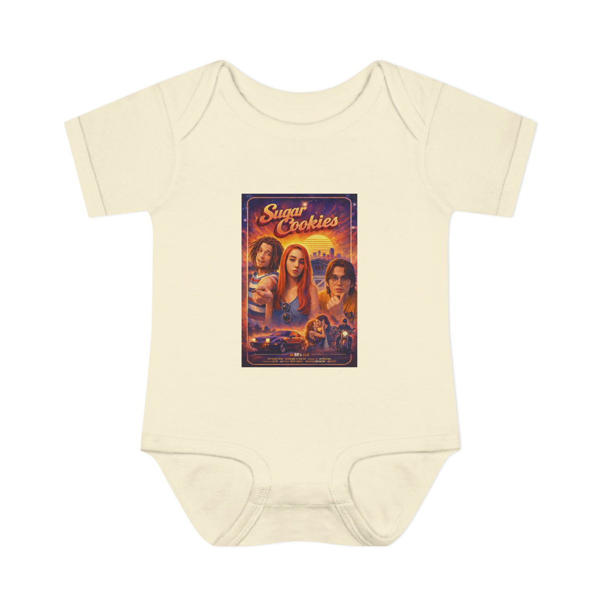 Infant Bodysuit — 'Sugar Cookies' Retro Movie Poster Baby Onesie