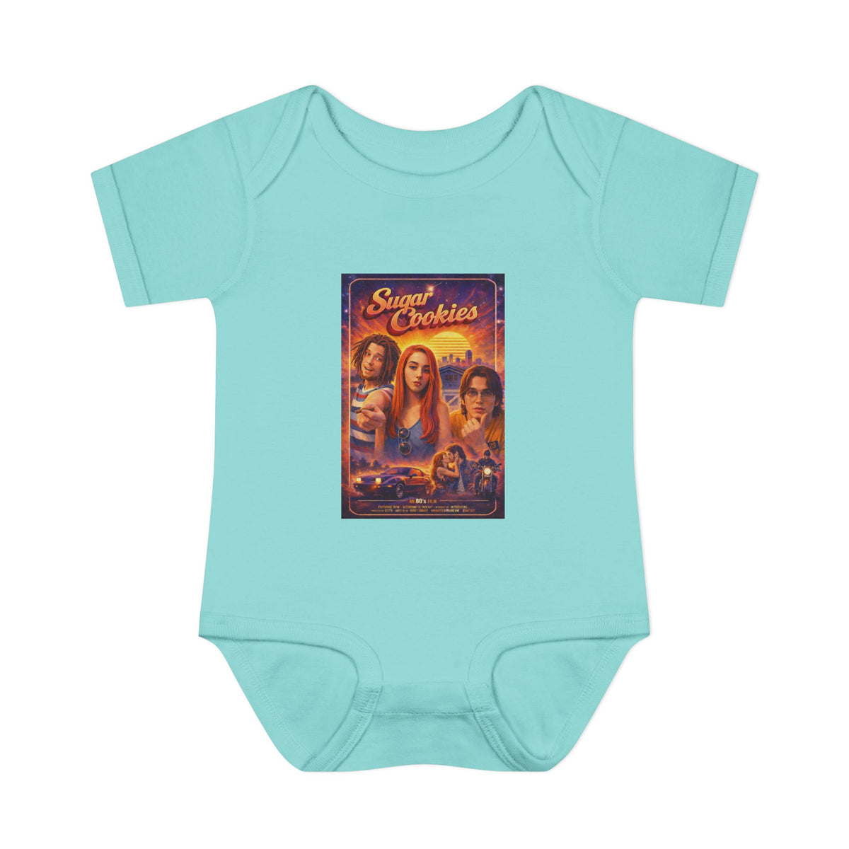 Infant Bodysuit — 'Sugar Cookies' Retro Movie Poster Baby Onesie