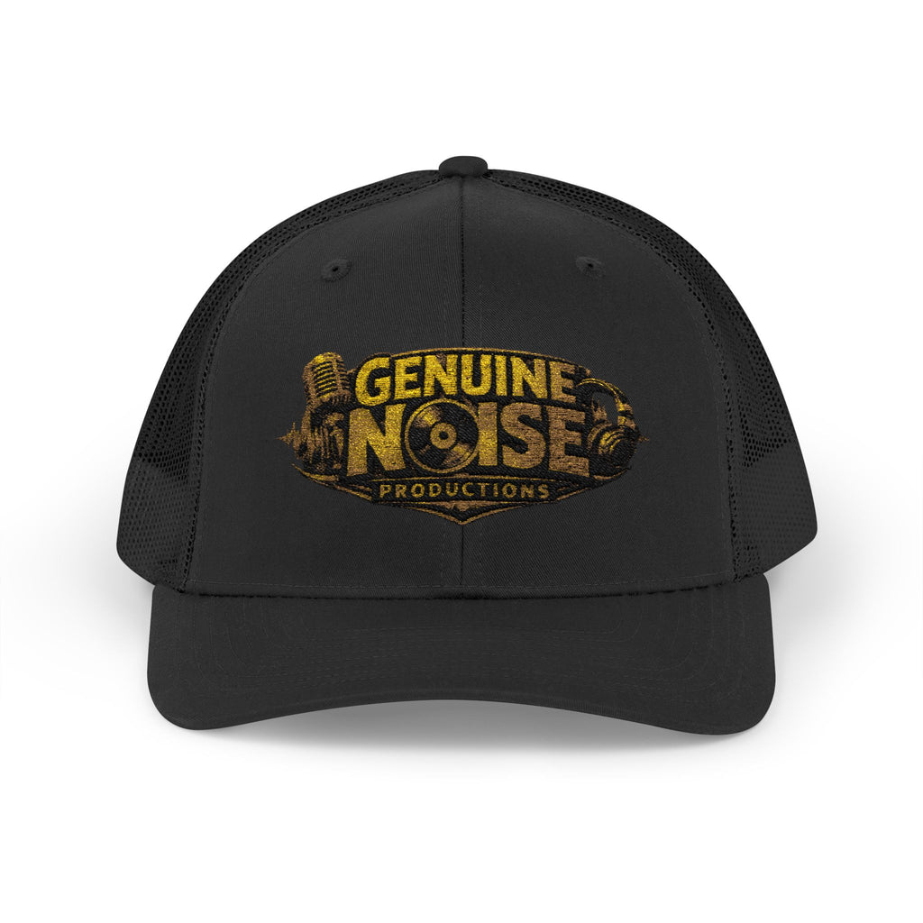 Trucker Cap - "Genuine Noise Productions" Retro Logo Mesh Snapback