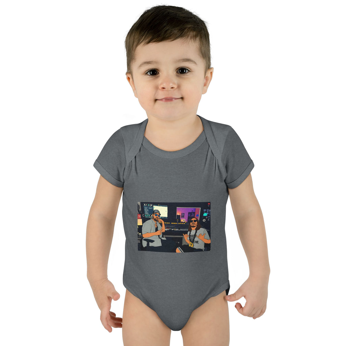 Music Studio Photo — Infant Rib One-Piece