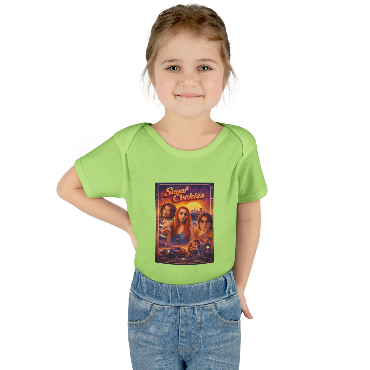 Infant Bodysuit — 'Sugar Cookies' Retro Movie Poster Baby Onesie