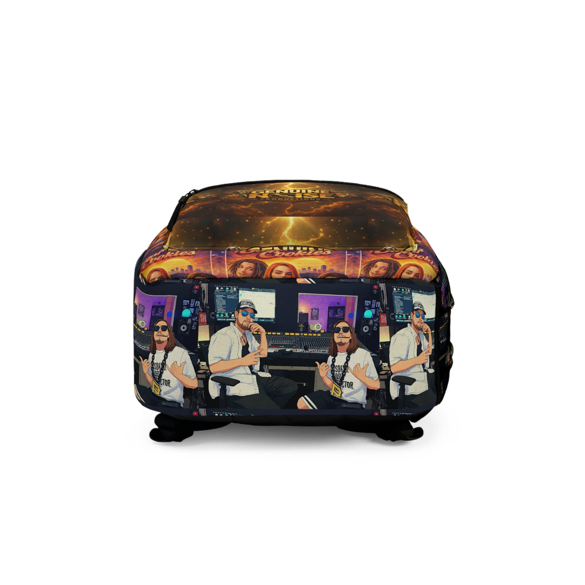 Genuine Noise 'Sugar Cookies' Retro Poster Print Backpack