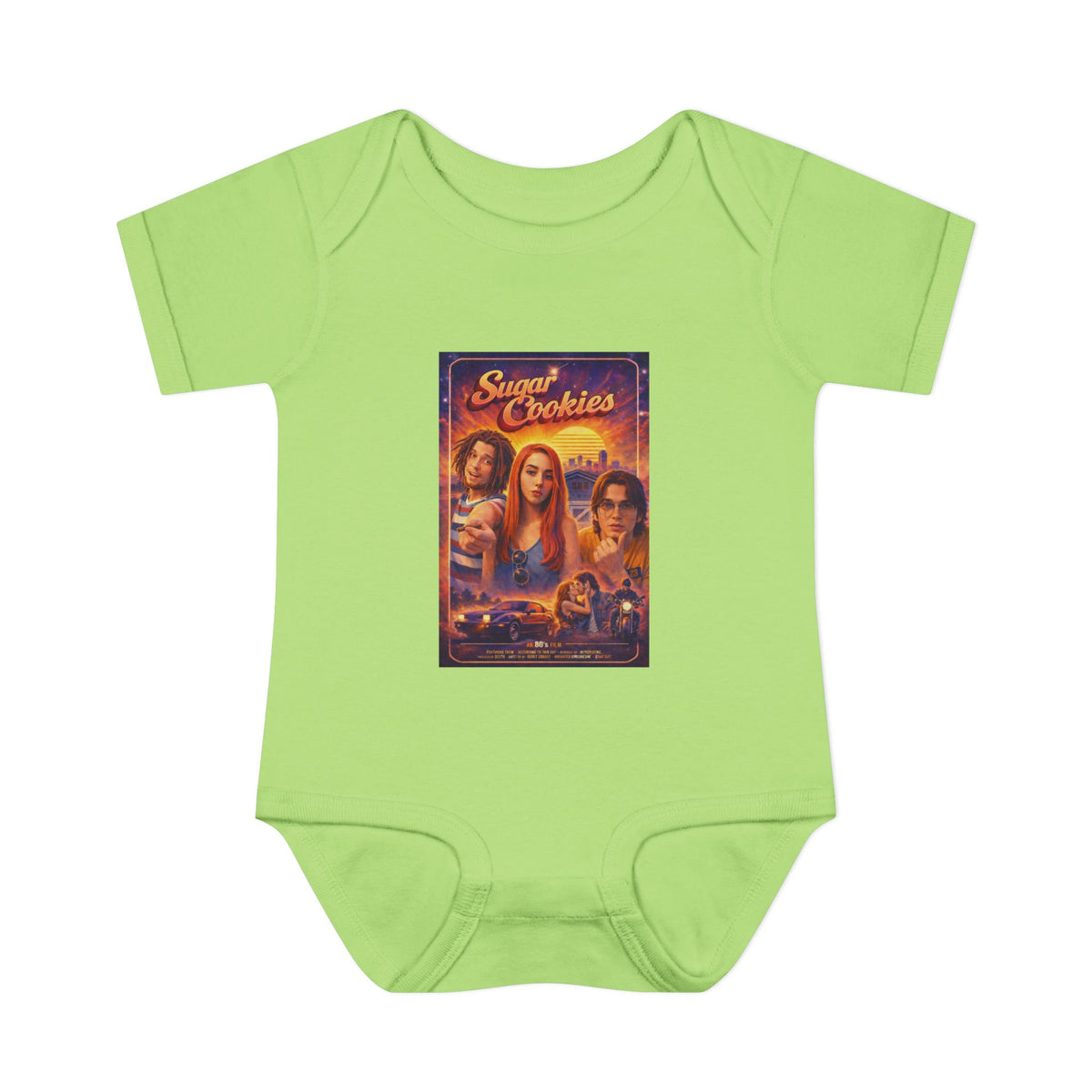 Infant Bodysuit — 'Sugar Cookies' Retro Movie Poster Baby Onesie