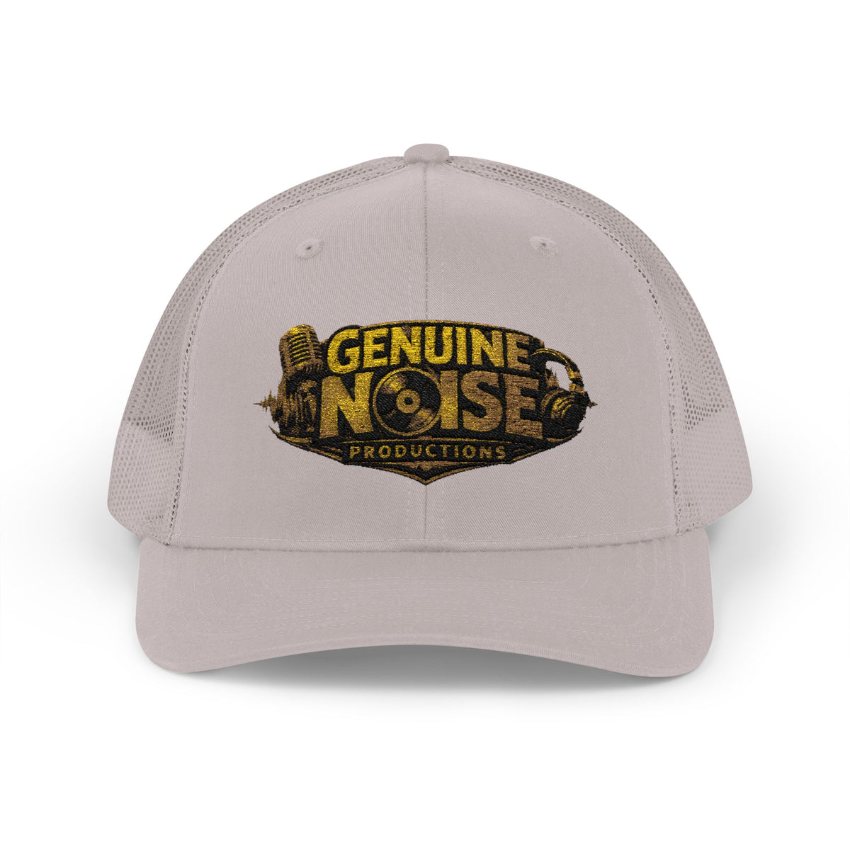 Trucker Cap - "Genuine Noise Productions" Retro Logo Mesh Snapback